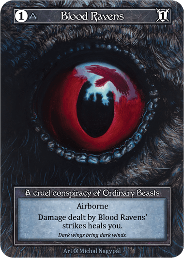Floating card