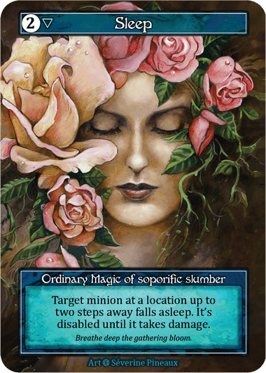 Floating card
