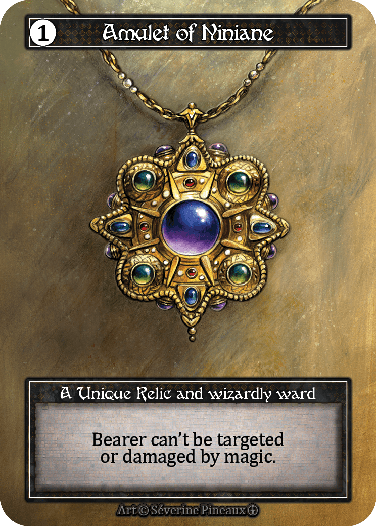 Floating card