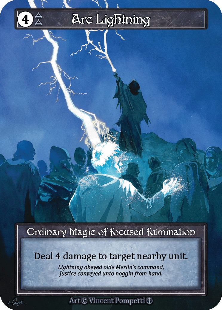 Floating card