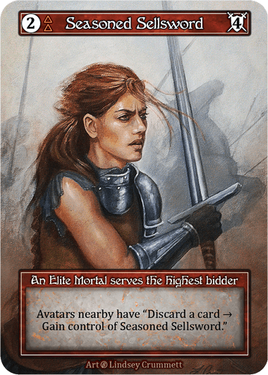Floating card