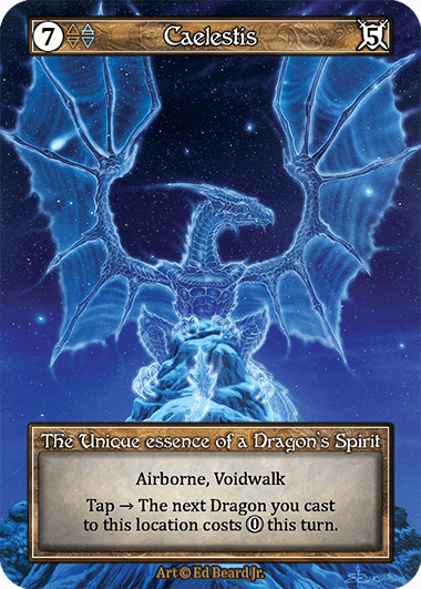 Floating card